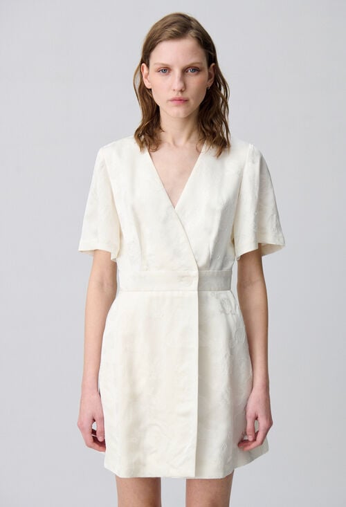 Claudie Robe Courte Portefeuille Pour Femme