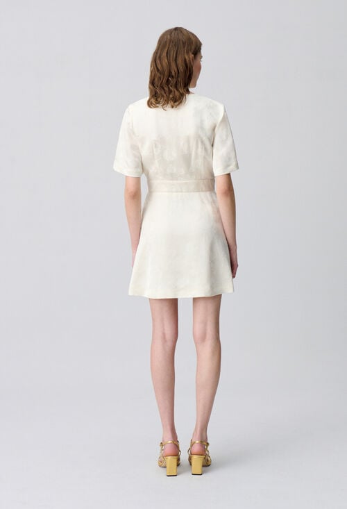 Claudie Robe Courte Portefeuille Pour Femme