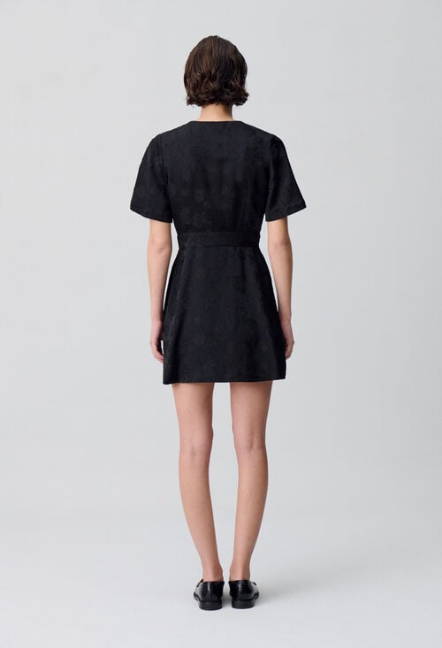 Claudie Robe Courte Portefeuille Pour Femme