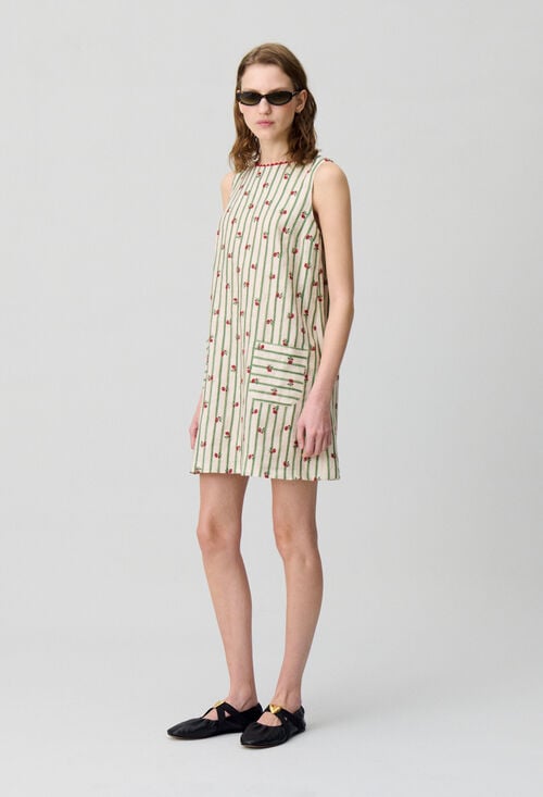 claudie Robe courte sans manches pour femme