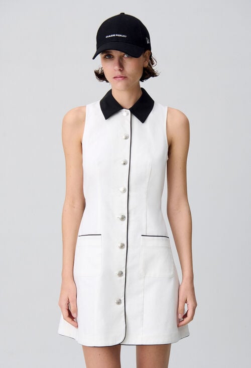 Claudie Robe Courte Sans Manches Pour Femme