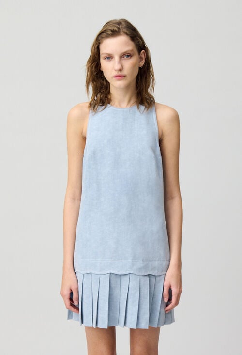 Claudie Robe Courte Sans Manches Pour Femme