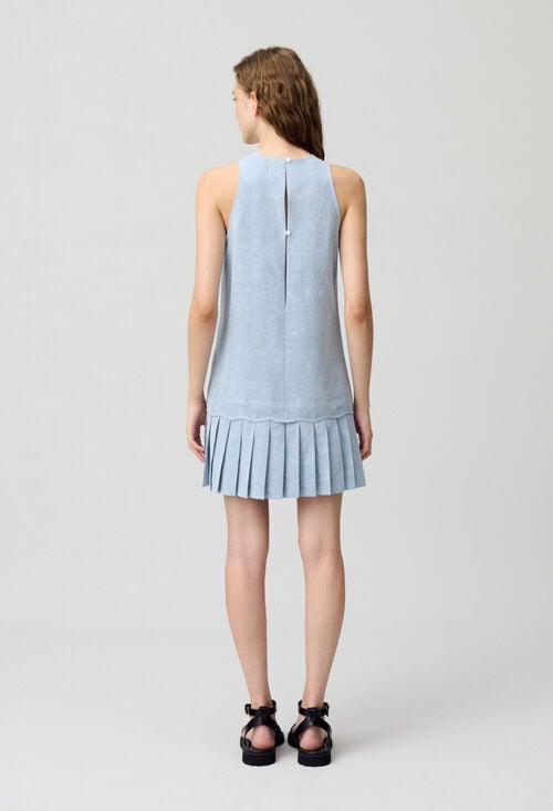 Claudie Robe Courte Sans Manches Pour Femme