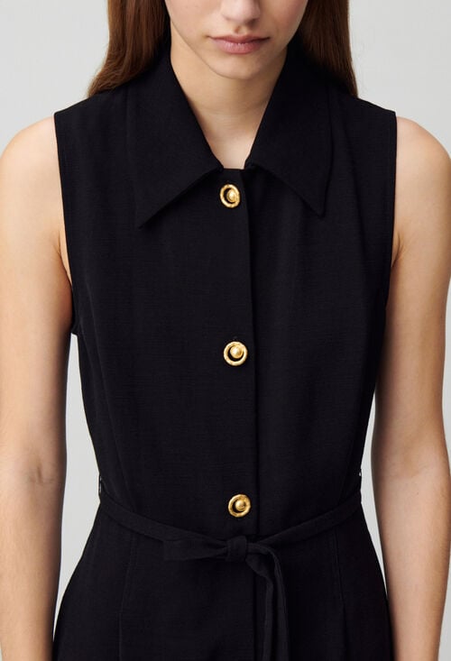 Claudie Robe Courte Sans Manches Pour Femme