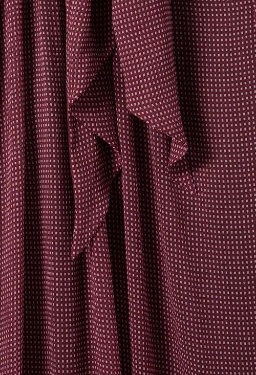 Claudie Robe Fluide Col Lavallière Pour Femme