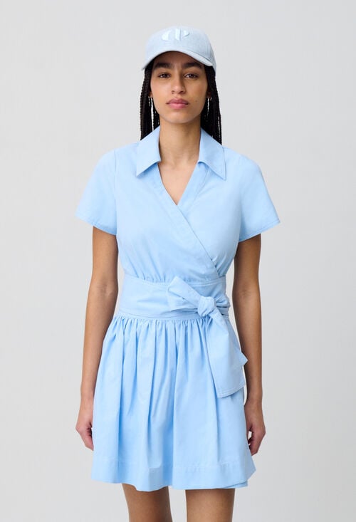 Claudie Robe Longue Ceinturée Pour Femme