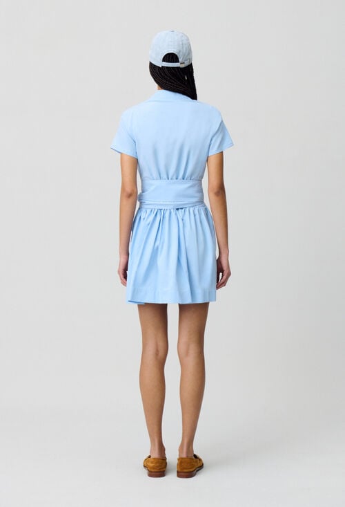 Claudie Robe Longue Ceinturée Pour Femme