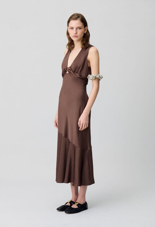 claudie Robe longue fluide pour femme