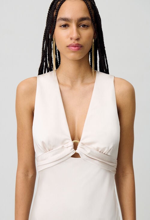 Claudie Robe Longue Fluide Pour Femme