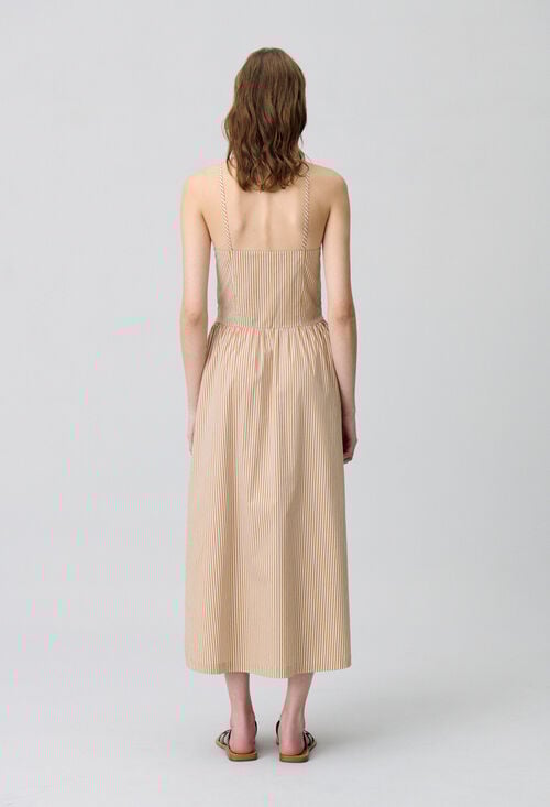 Claudie Robe Longue Rayée Pour Femme