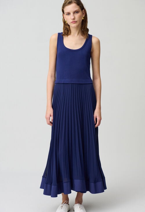 Claudie Robe Longue Trompe L'œil Pour Femme