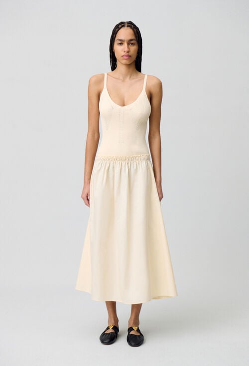 Claudie Robe Mi-longue Buste Crochet Pour Femme