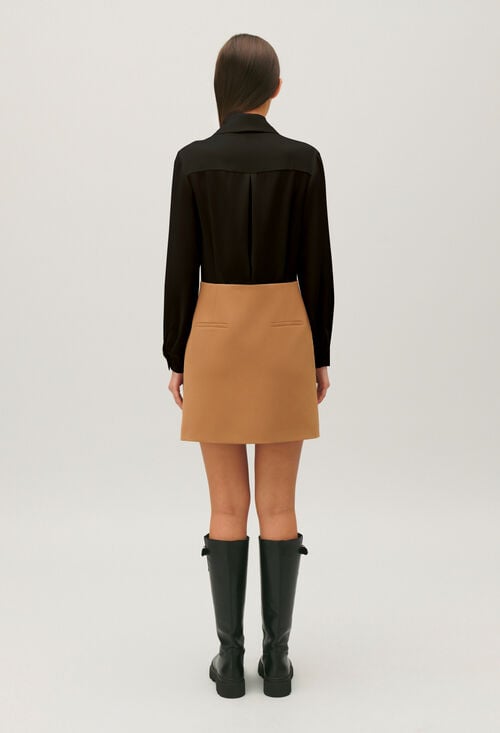 Claudie Robe Tailleur Courte Bicolore Pour Femme