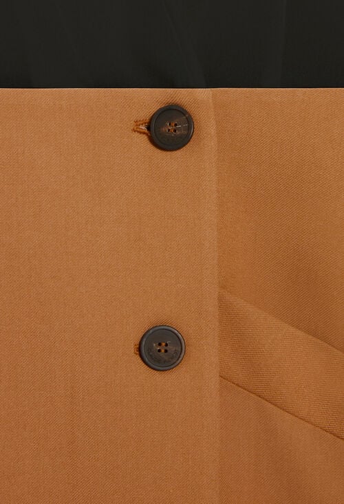 Claudie Robe Tailleur Courte Bicolore Pour Femme