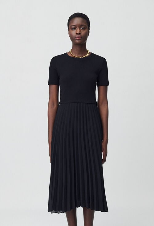 Claudie Robe Teli Longue Bimatière Pour Femme