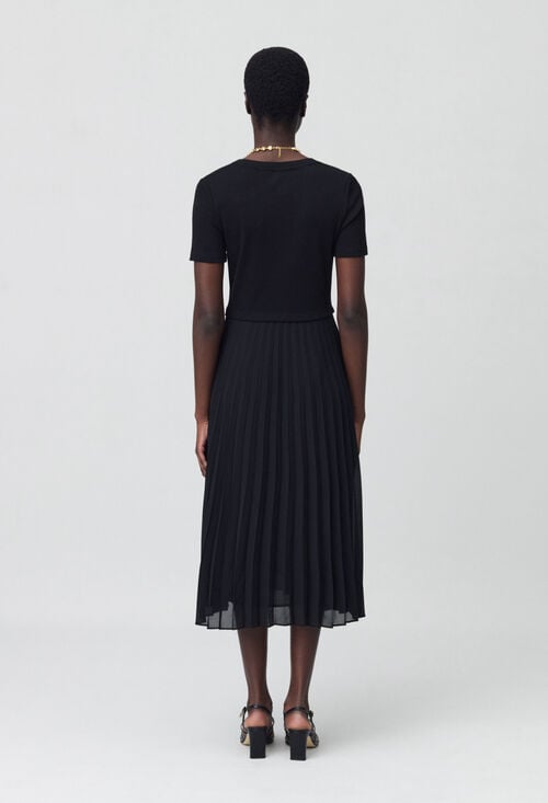 Claudie Robe Teli Longue Bimatière Pour Femme