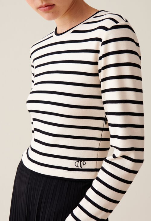 claudie Robe Twist marinière pour femme