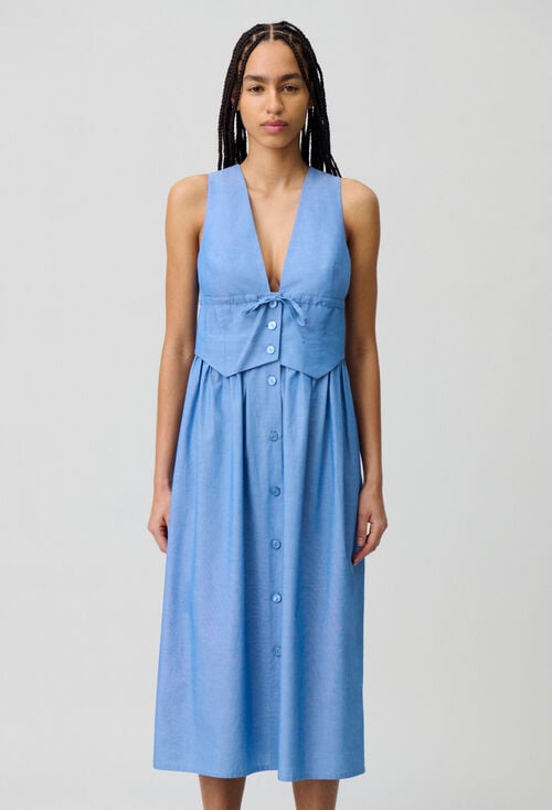 Claudie Robe Veston Longue Pour Femme