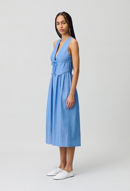 claudie Robe veston longue pour femme