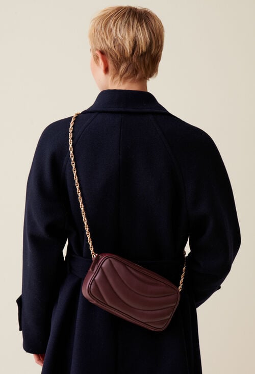 claudie Sac Alba cuir matelassé chaîne pour femme