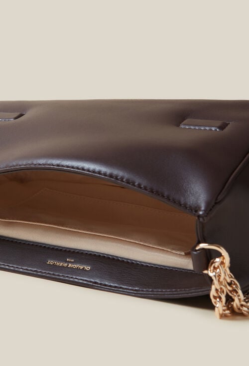 Claudie Sac Alba Cuir Matelassé Chaîne Pour Femme