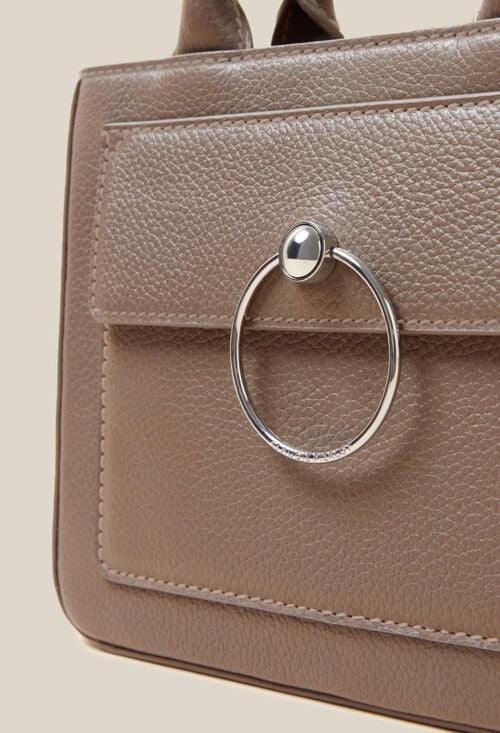Claudie Sac Anouck Cuir Grainé Chaîne Pour Femme