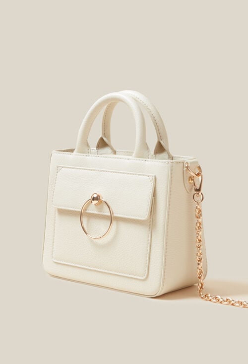 Claudie Sac Anouck Cuir Grainé Chaîne Pour Femme