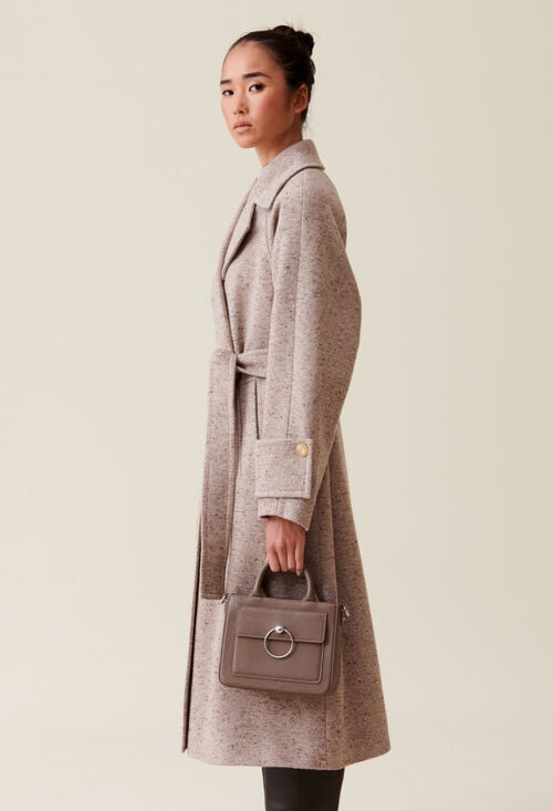 claudie Sac Anouck cuir grainé chaîne pour femme