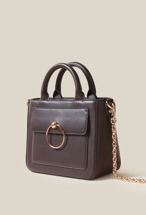 Claudie Sac Anouck Cuir Lisse Chaîne Pour Femme
