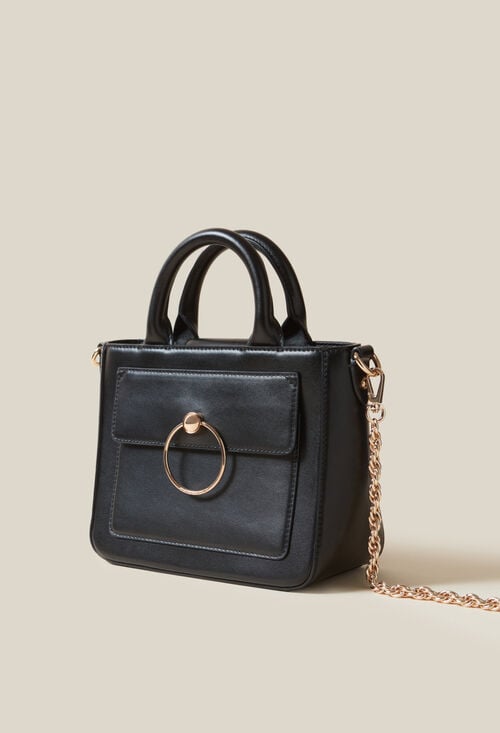 Claudie Sac Anouck Cuir Lisse Chaîne Pour Femme