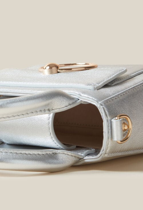 Claudie Sac Anouck Nano Argenté Pour Femme