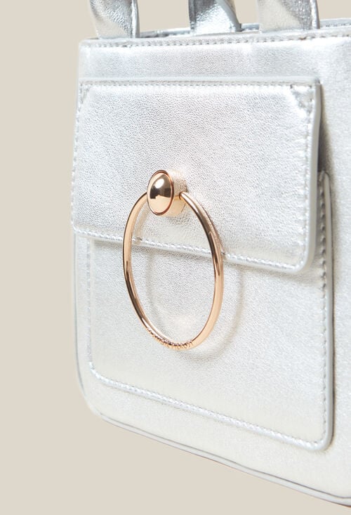 Claudie Sac Anouck Nano Argenté Pour Femme
