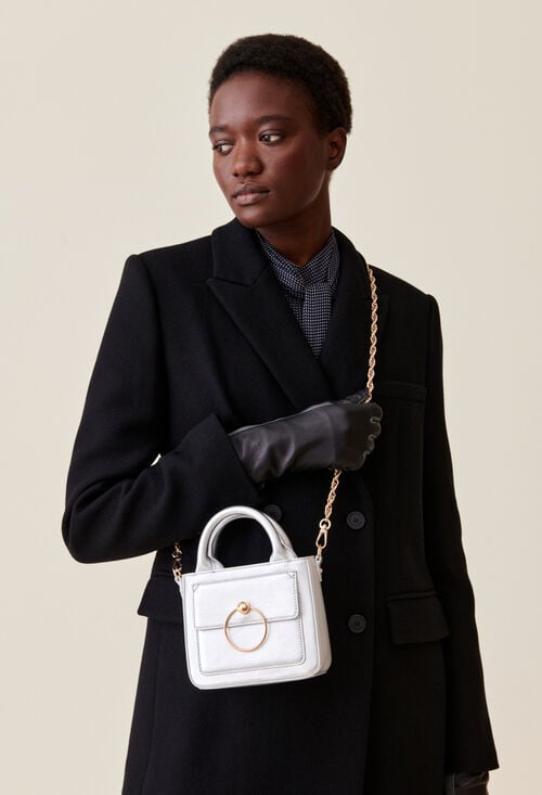 claudie Sac Anouck nano argenté pour femme