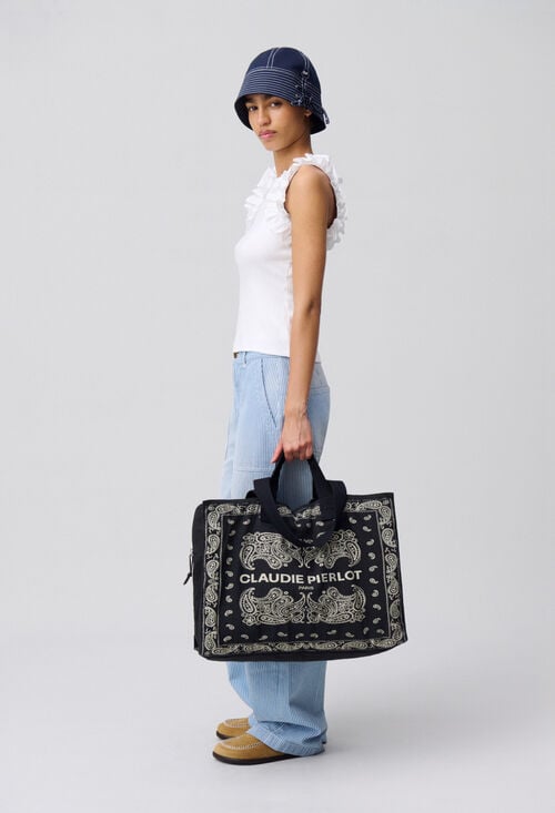 claudie Sac cabas coton recyclé pour femme