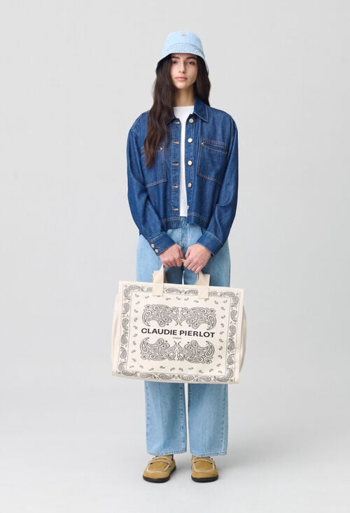 claudie Sac cabas coton recyclé pour femme