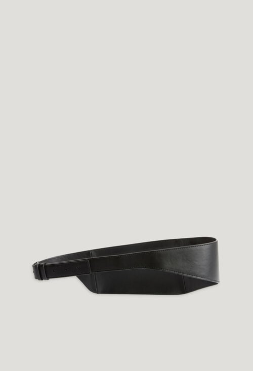 Claudie Sac Ceinture Cuir Noir Pour Femme