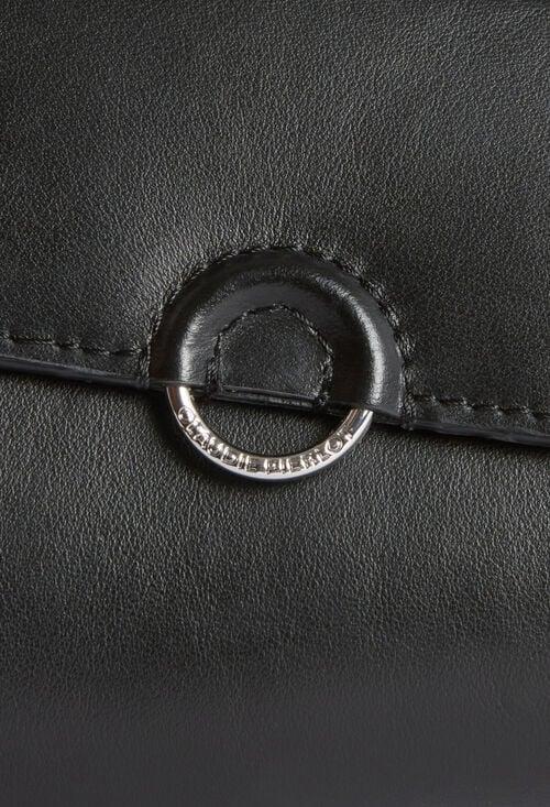 Claudie Sac Ceinture Cuir Noir Pour Femme