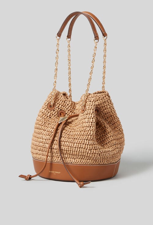 claudie Sac seau panier tressé pour femme