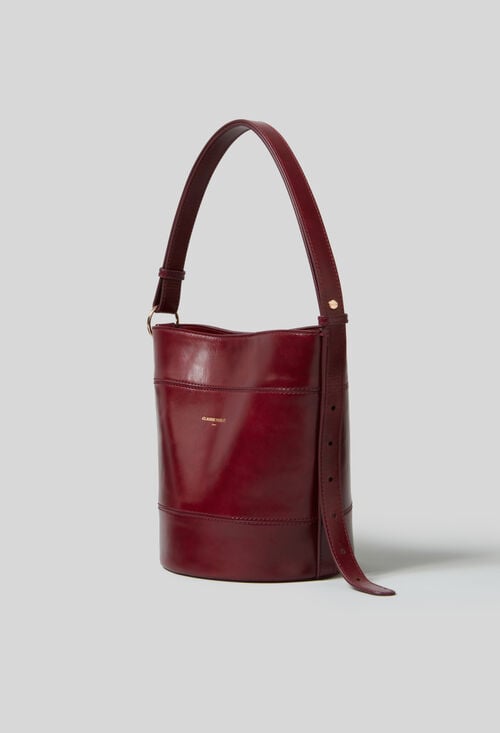 Claudie Sac Solveig Seau Cuir Pour Femme