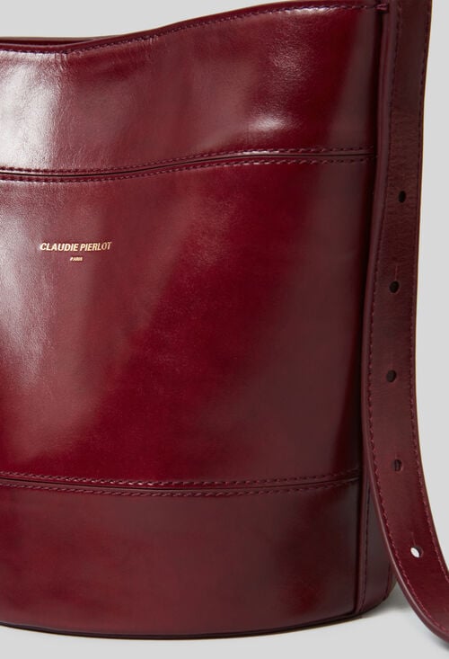 Claudie Sac Solveig Seau Cuir Pour Femme
