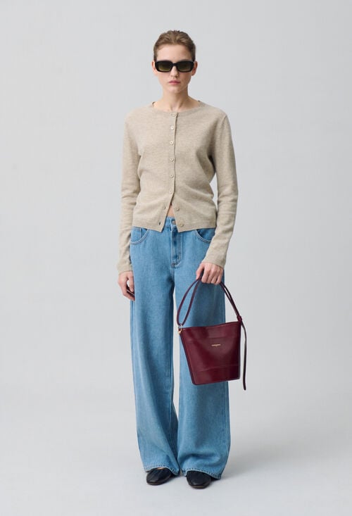 claudie Sac Solveig seau cuir pour femme