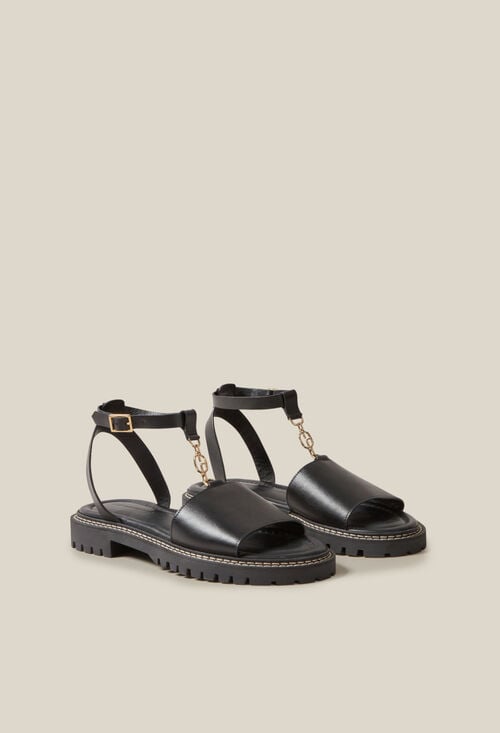 Claudie Sandales Cuir Pour Femme