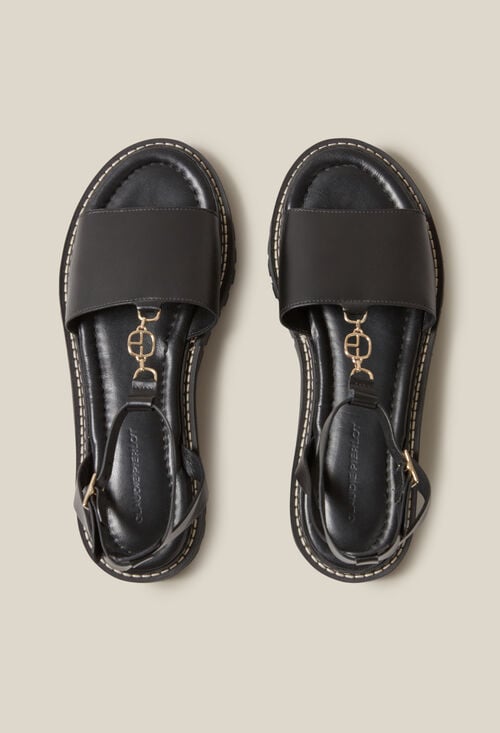 Claudie Sandales Cuir Pour Femme