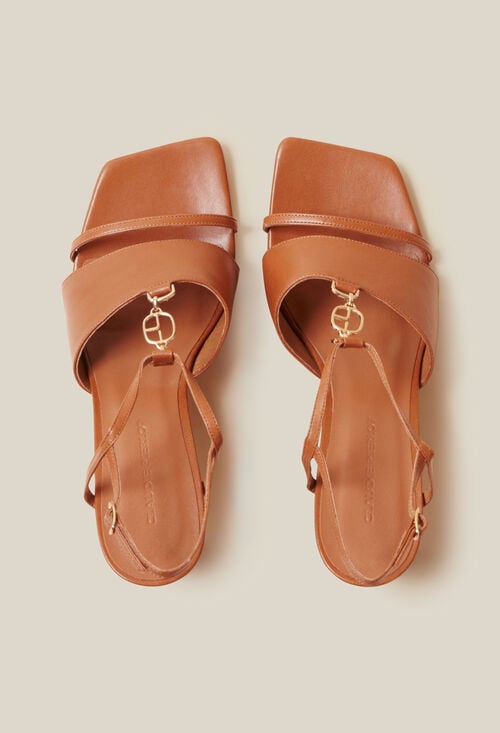 Claudie Sandales Talon Bijou CP Pour Femme