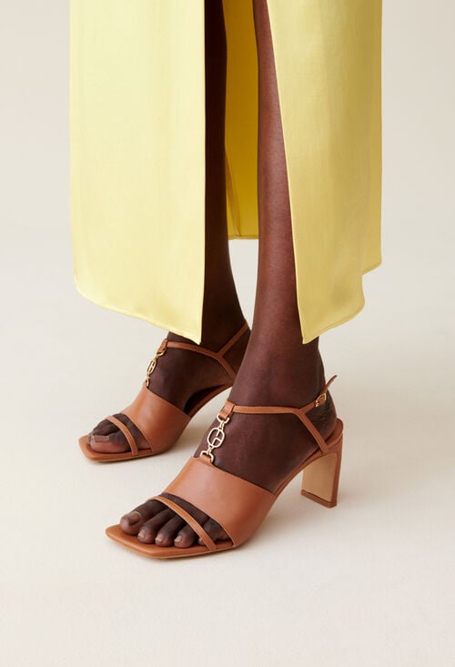 claudie Sandales talon bijou CP pour femme