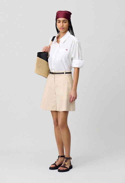 claudie Short à plis pour femme