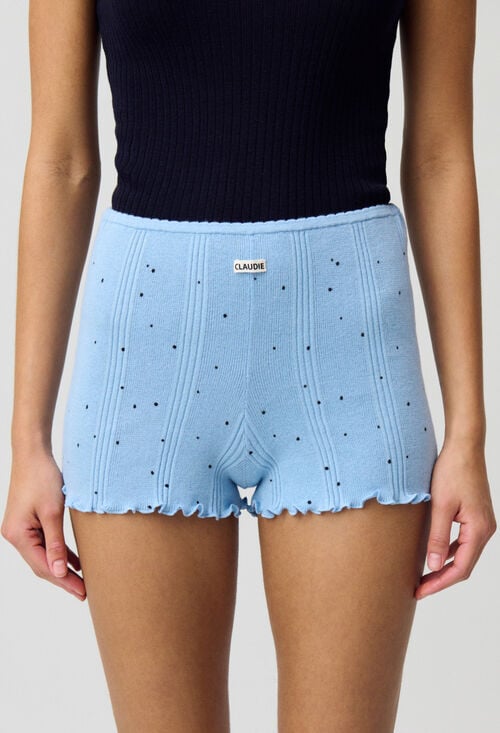 claudie Short court maille fine pour femme