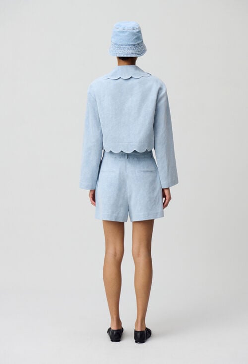 Claudie Short Jean Ceinturé Pour Femme