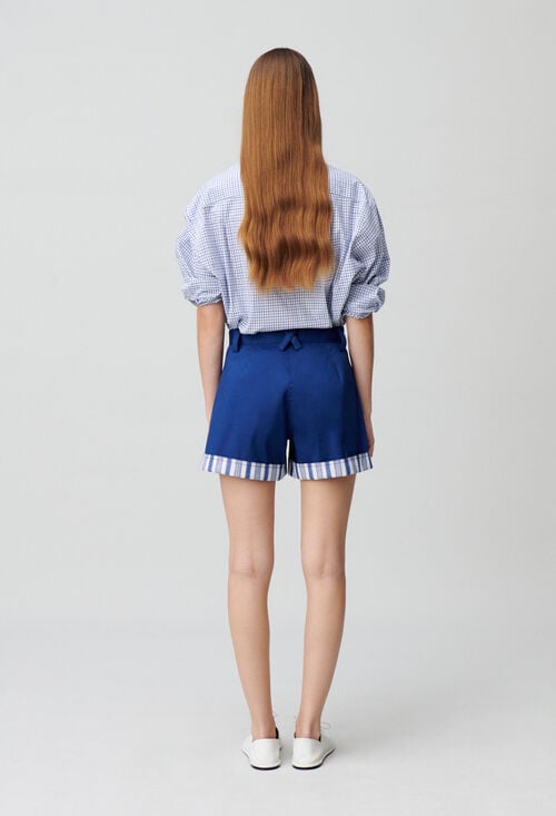 Claudie Short Ourlets à Rayures Pour Femme