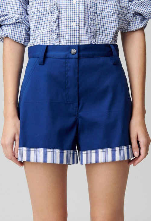 claudie Short ourlets à rayures pour femme